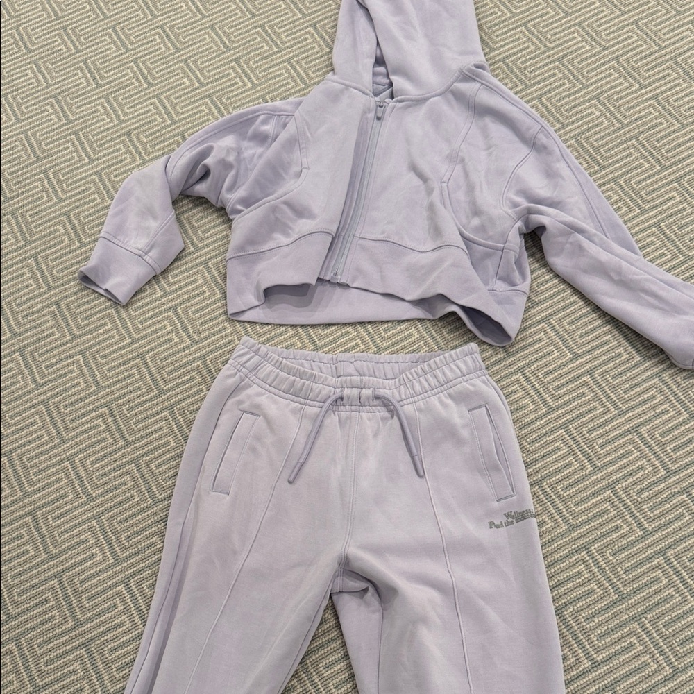 Zara Kids Light Purple Jogger Set